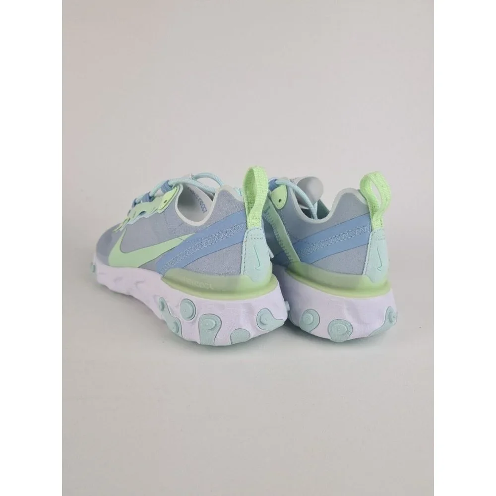 Nike React Element 55 White Grey Sneakers Women Running - Picture 9 of 12